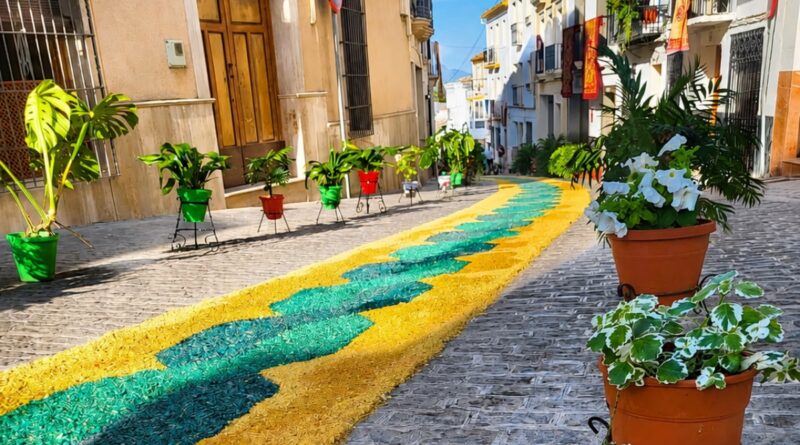 Carcabuey, referencia del Corpus Christi en la Subbética con sus alfombras de serrín